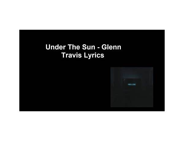 Under The Sun en Lyrics [Ann Scott]