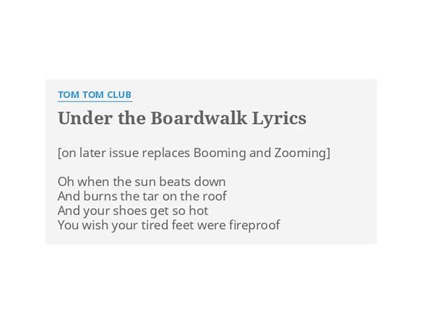 Under the Boardwalk ’99 en Lyrics [Bad Boys Blue]