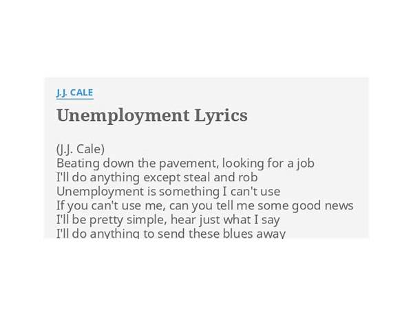 Unemployment en Lyrics [The Moonglows]