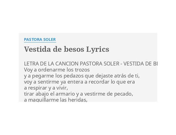 Vestida de besos es Lyrics [Beth (ESP)]