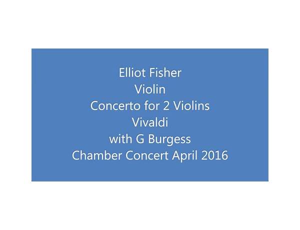 Violins: Elliot Fisher, musical term