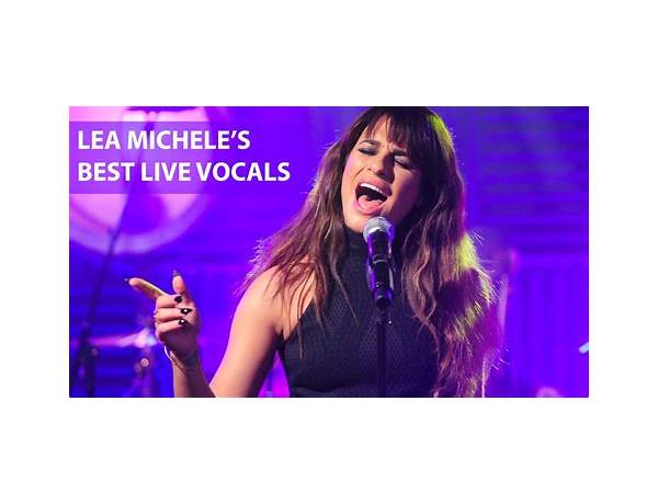 Vocals: Lea Michele, musical term