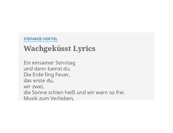 Wachgeküsst de Lyrics [Münchener Freiheit]