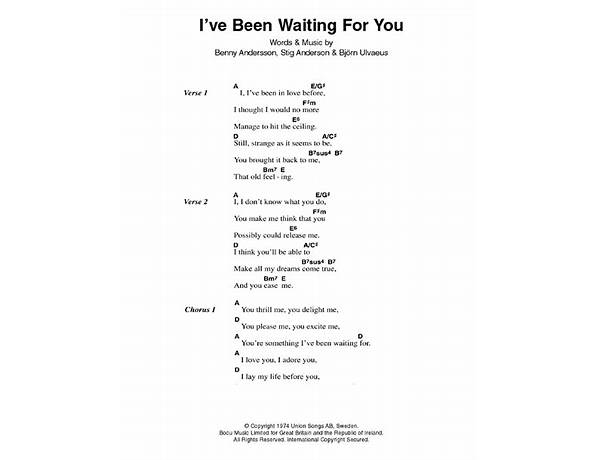 Waiting For You en Lyrics [Souleye]