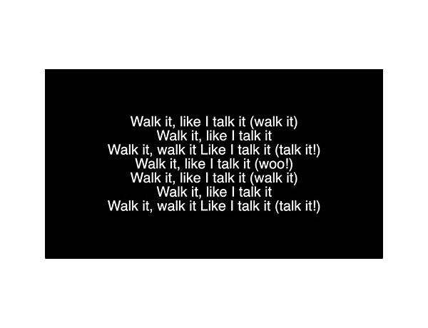 Walk It Talk It Freestyle en Lyrics [Rahkai]