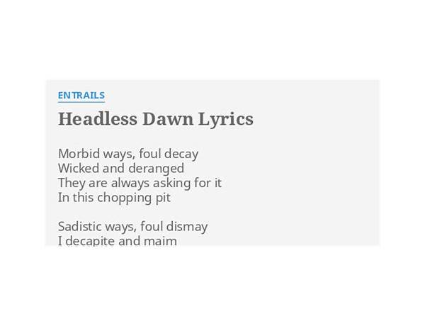 War Hunger en Lyrics [Headless Dawn]