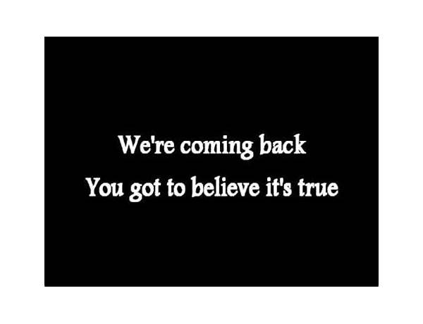 We\'re Coming Back en Lyrics [Cock Sparrer]