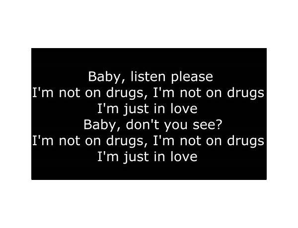 We\'re on Drugs en Lyrics [Pitty Sing]