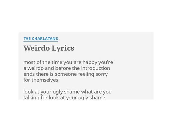 Weirdo en Lyrics [The Charlatans]