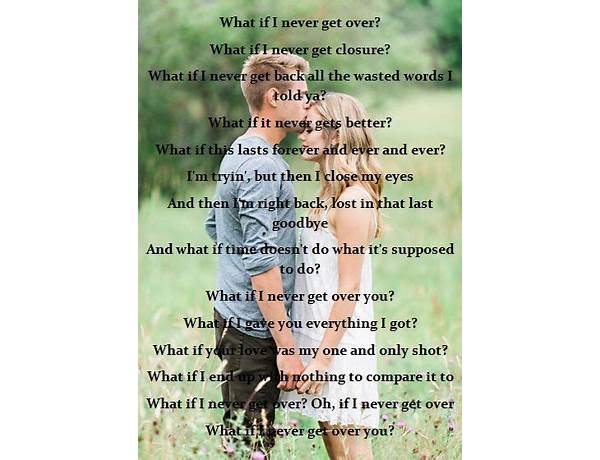What If I Never Get Over You en Lyrics [Lady A]