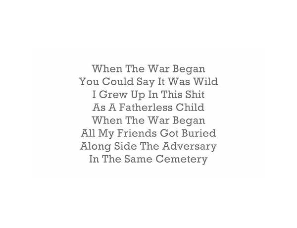 When The War Began en Lyrics [Conejo]