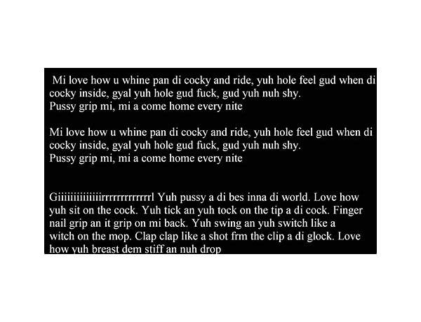 Whine en Lyrics [Aidonia]