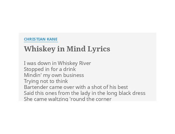 Whiskey in Mind en Lyrics [Christian Kane]