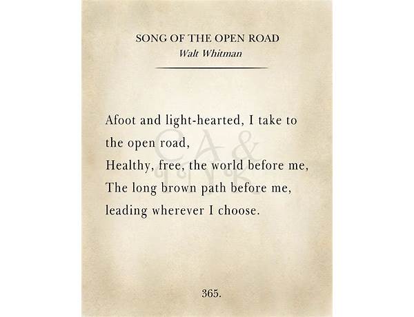 Whitman en Lyrics [Richard Swift]