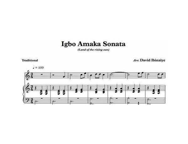 Written: AMAKA, musical term