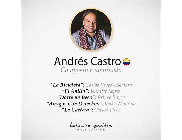 Written: Andrés Castro, musical term