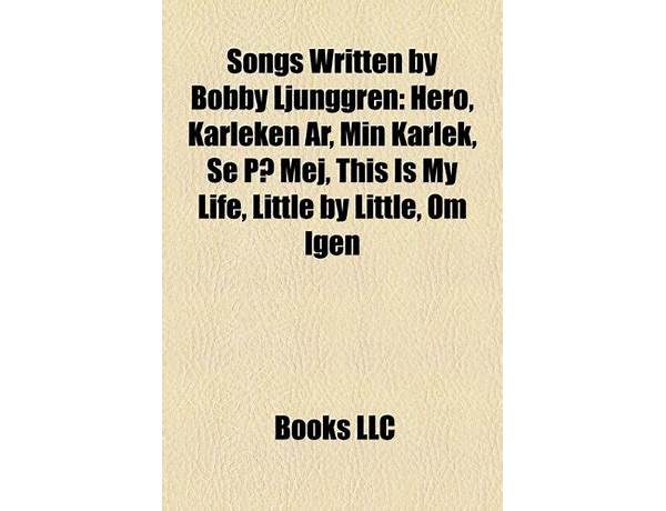 Written: Bobby Ljunggren, musical term