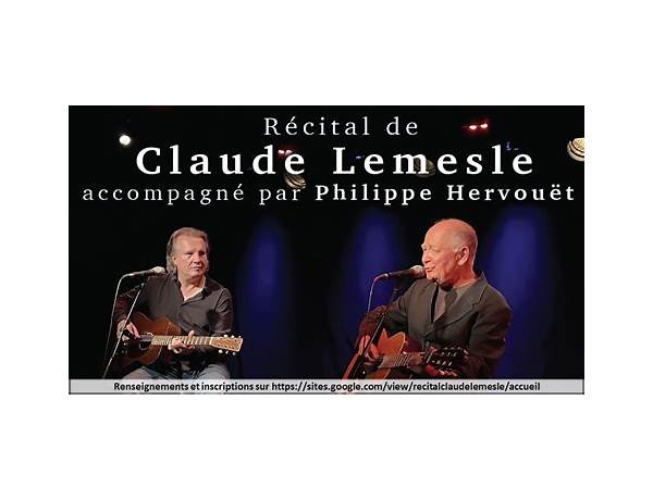 Written: Claude Lemesle, musical term