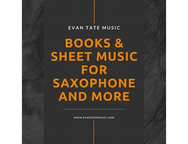 Written: Evan Tate, musical term