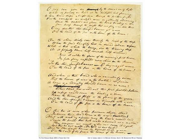 Written: Francis Scott Key, musical term