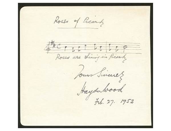 Written: Haydn Wood, musical term
