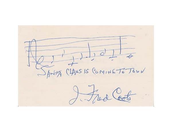 Written: J. Fred Coots, musical term