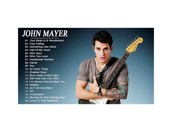 Written: John Mayer, musical term