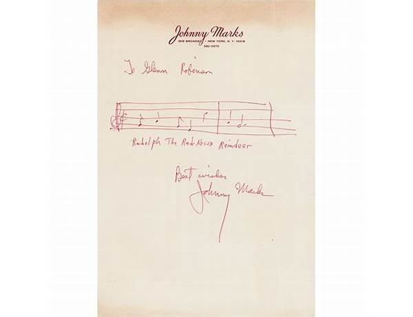 Written: Johnny Marks, musical term