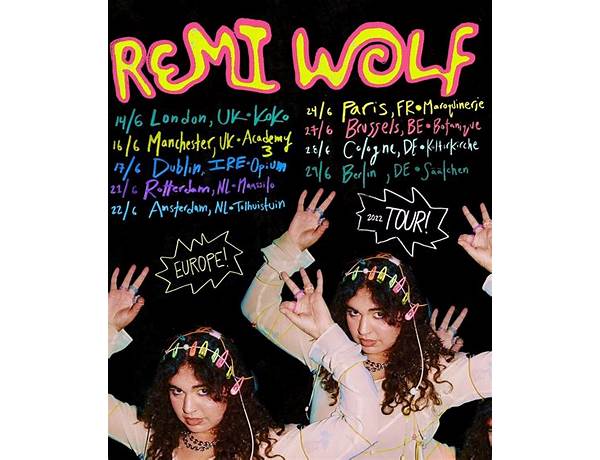 Written: Remi Wolf, musical term