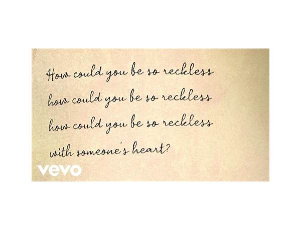 Y So Reckless? en Lyrics [Azure (LA)]