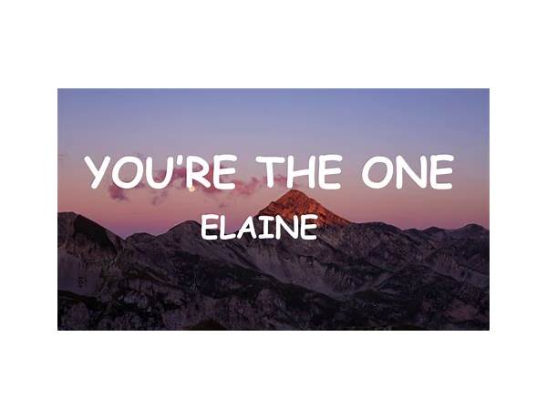 You Are the One en Lyrics [Kim Boyce]