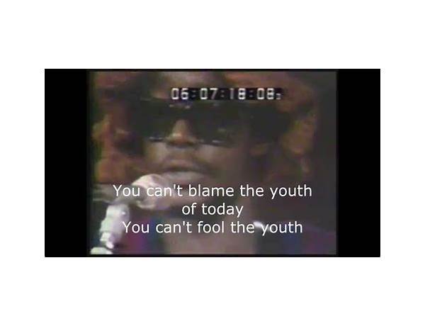 You Can\'t Blame the Youth en Lyrics [Bob Marley]