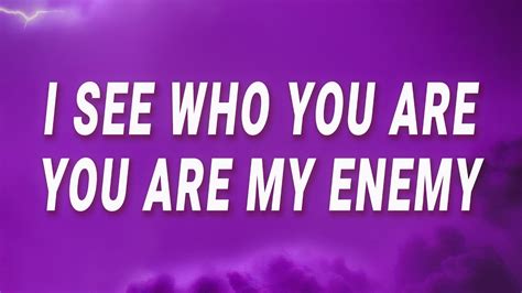 ​i see you as an enemy lyrics credits, cast, crew of song