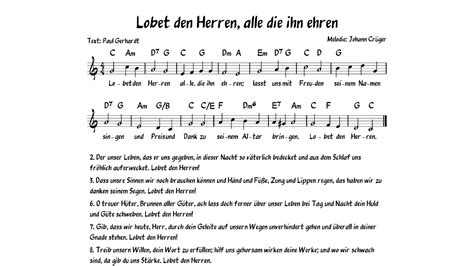 Alleluja! Lobet den Herren lyrics credits, cast, crew of song