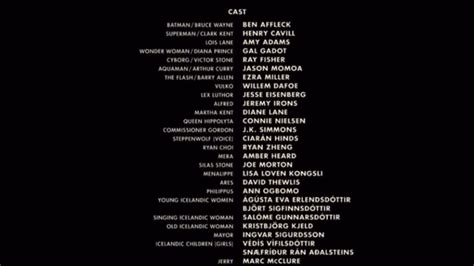 Another lyrics credits, cast, crew of song