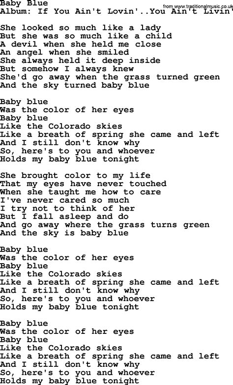 Babyblau lyrics credits, cast, crew of song