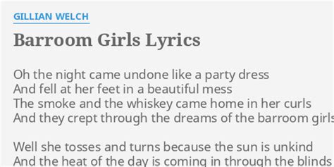 Barroom Girls lyrics credits, cast, crew of song