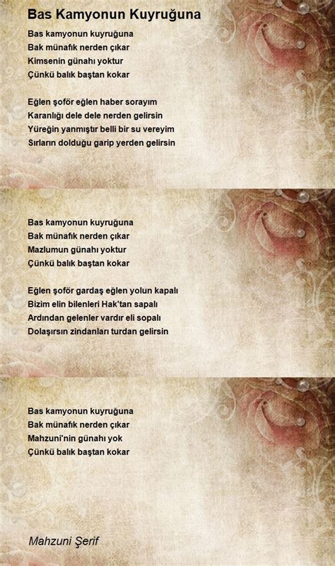 Bas Kamyonun Kuyruğuna lyrics credits, cast, crew of song