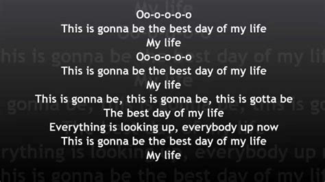 Best Days Of My Life lyrics credits, cast, crew of song