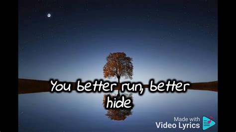 Better Hide, Better Run lyrics credits, cast, crew of song