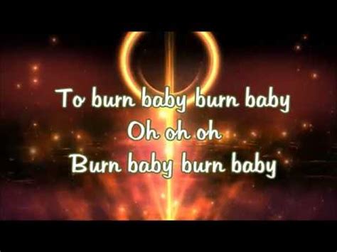 Burn Baby Burn lyrics credits, cast, crew of song