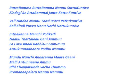 Butta lyrics credits, cast, crew of song