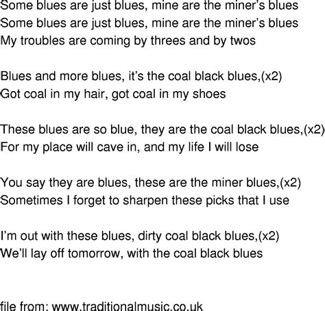 Coal Cave lyrics credits, cast, crew of song