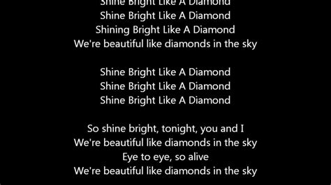 DIAMONDS lyrics credits, cast, crew of song