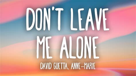 Don't Leave Me In This Love Alone lyrics credits, cast, crew of song