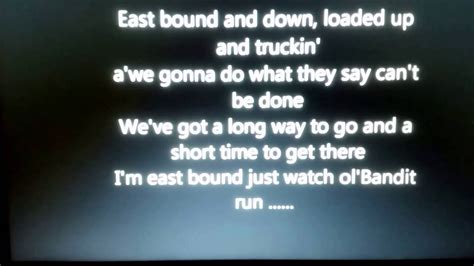 Eastbound lyrics credits, cast, crew of song