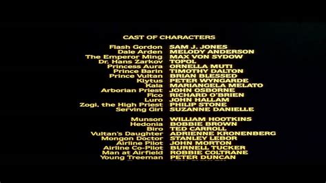 Flash Gordon lyrics credits, cast, crew of song