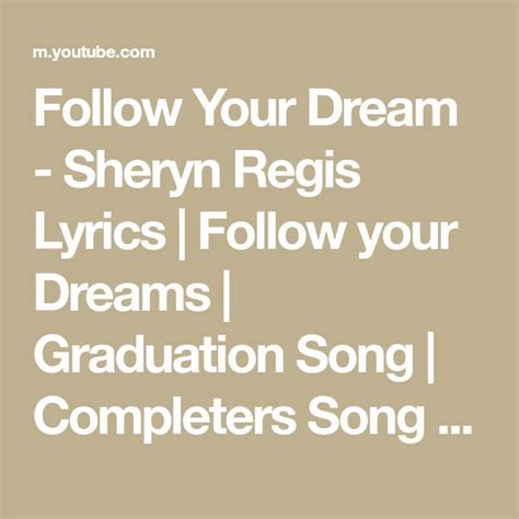 Follow Your Dreams lyrics credits, cast, crew of song