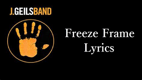 Freeze Frame lyrics credits, cast, crew of song