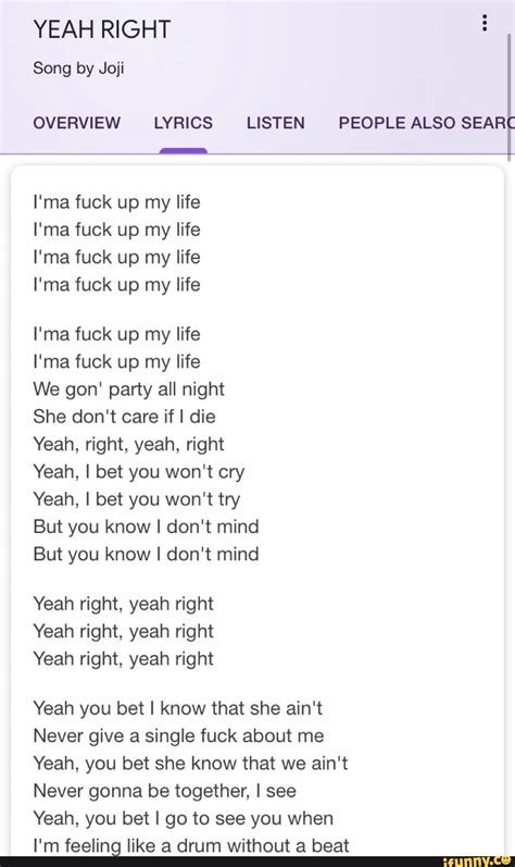 Fuck Up My Life lyrics credits, cast, crew of song